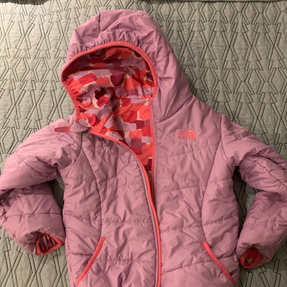 xxs North Face kid’s jacket (reversible)